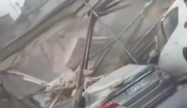 Prizori sa lica mesta posle rušenja dvospratnice na Dorćolu