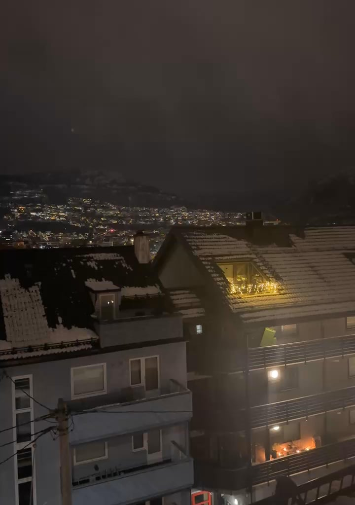 The mountains are singing in Bergen tonight
