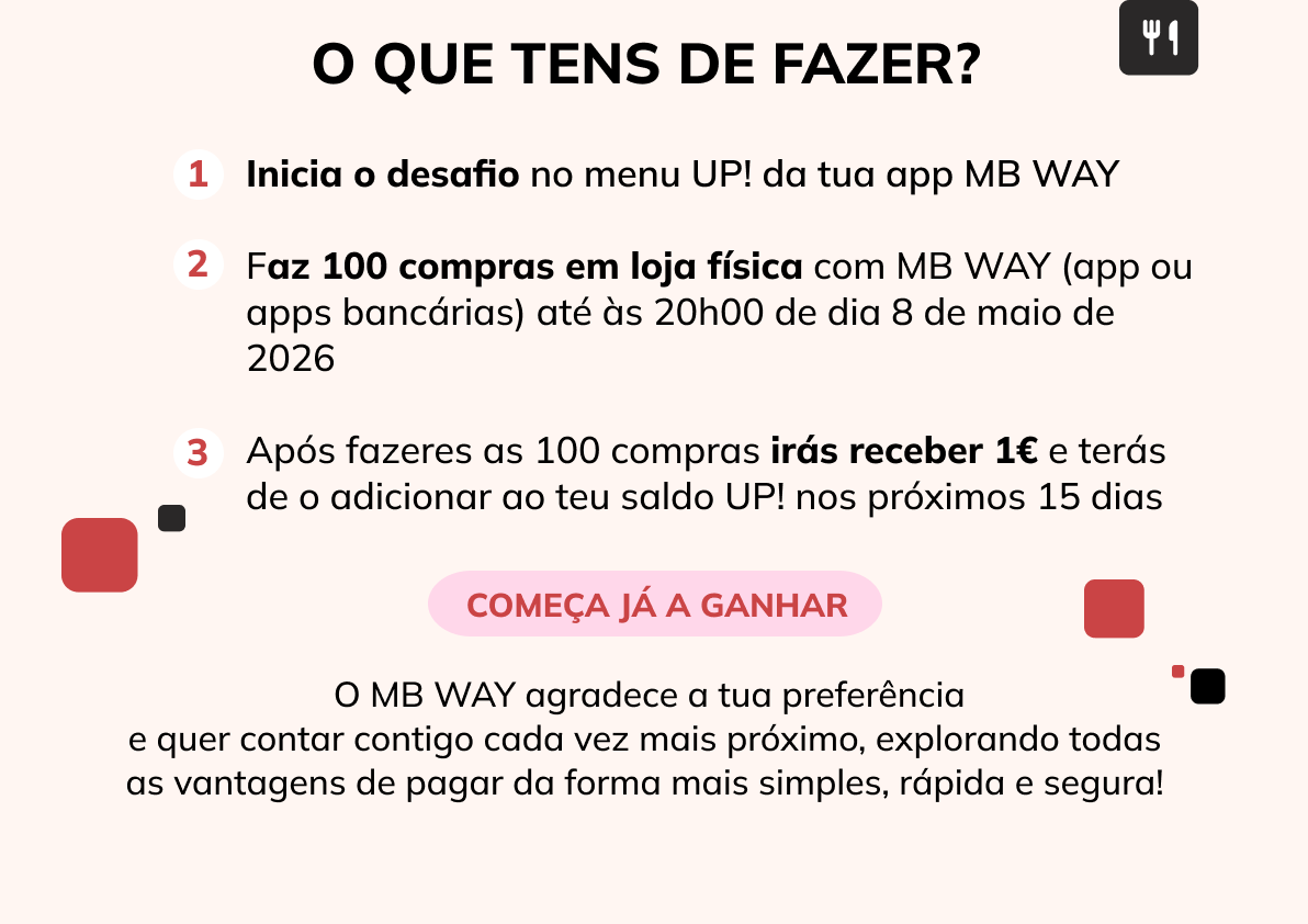 MB Way lança campanha incrível: faz 100 compras e ganha 1€