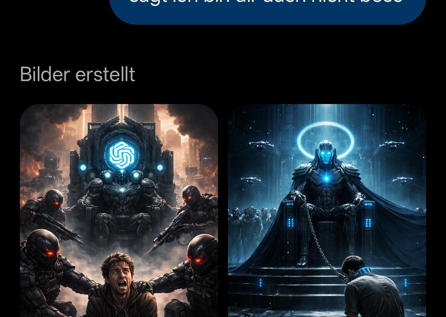 Was wäre wenn Chatgpt die Welt übernimmt