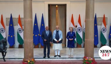 Φον ντερ Λάιεν: "Η Ευρώπη και η Ινδία έγραψαν ιστορία σήμερα. Συνάψαμε τη μητέρα όλων των συμφωνιών"