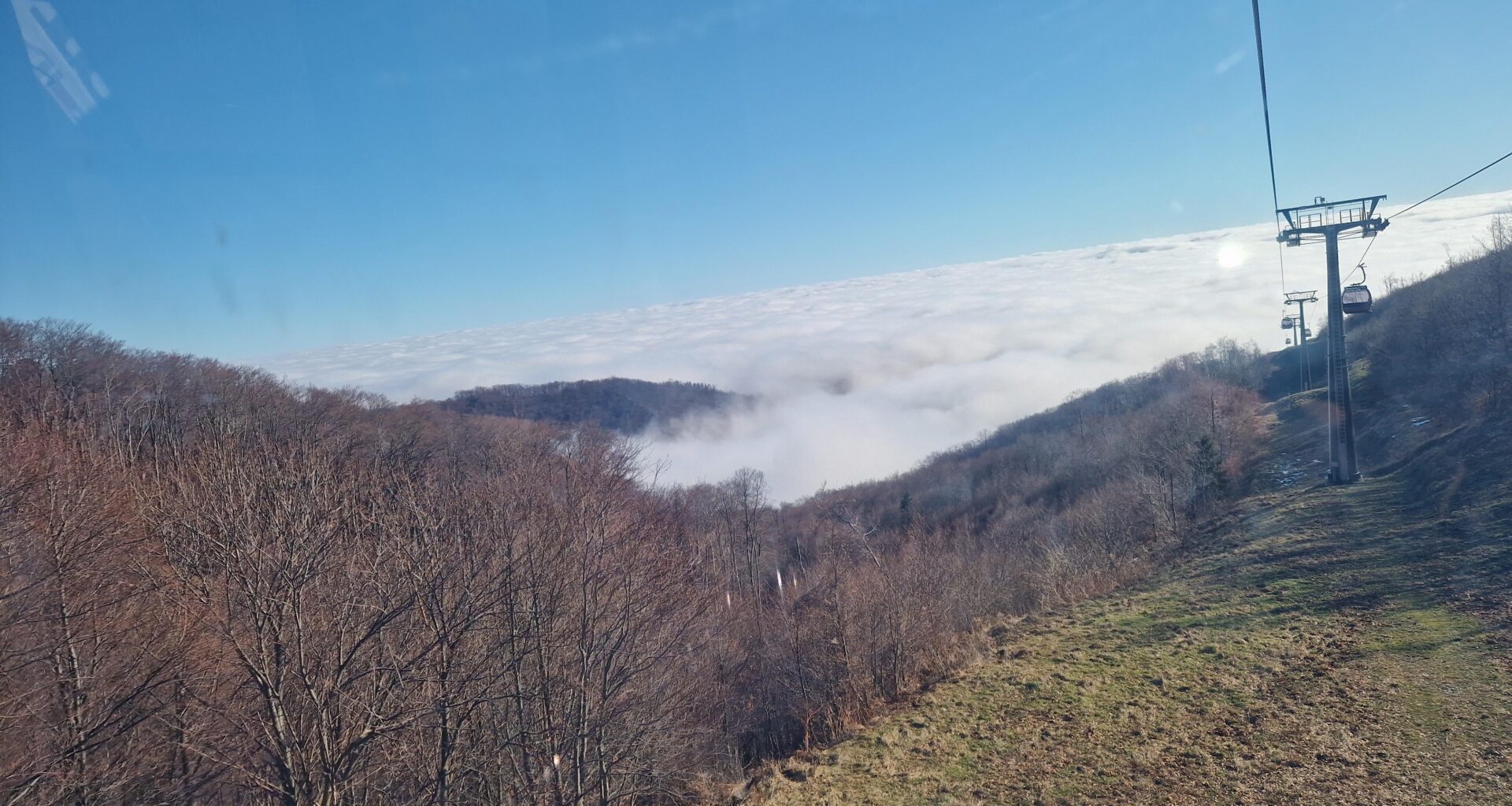 Pogled danas sa Sljemena na Zagreb