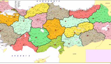 Türkiye Hayali Eyalet Haritası