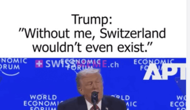 Trump @ Davos re: Switzerland