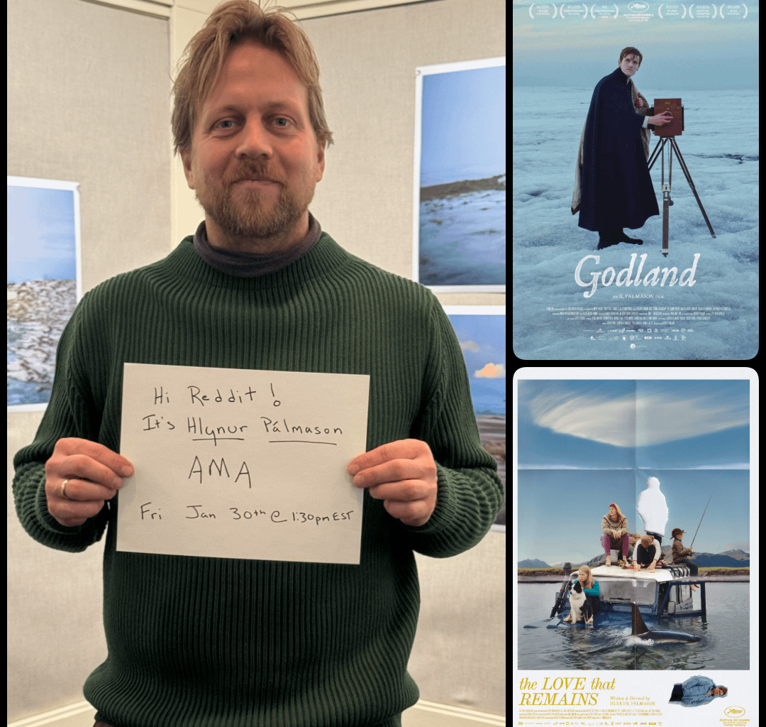 Hello /r/movies. I'm Hlynur Pálmason, director of GODLAND & THE LOVE THAT REMAINS. Ask me anything!