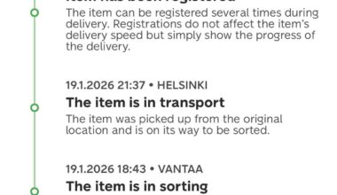 Anyone else experienced sending parcel to Nordic and stucked?