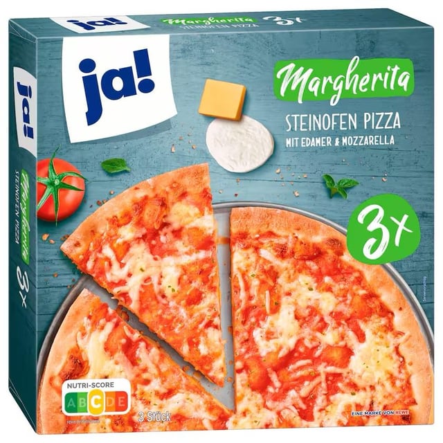 REWE: Ja! Pizza box disproportioned
