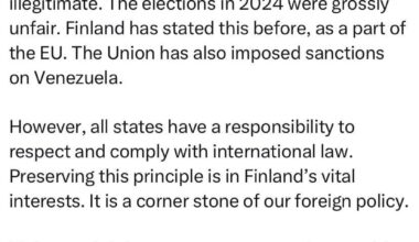 Alex Stubb on the US-Venezuela conflict
