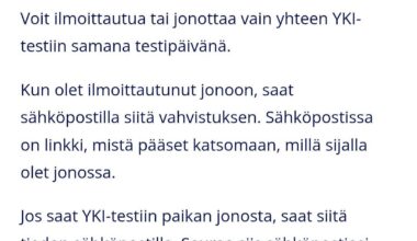 Yki test, going in line