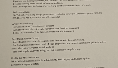 Security Cameras at work