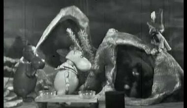 First TV adaption of the Moomins by the Augsburger Puppenkiste (puppet theatre). Links to the other episodes in the notes.