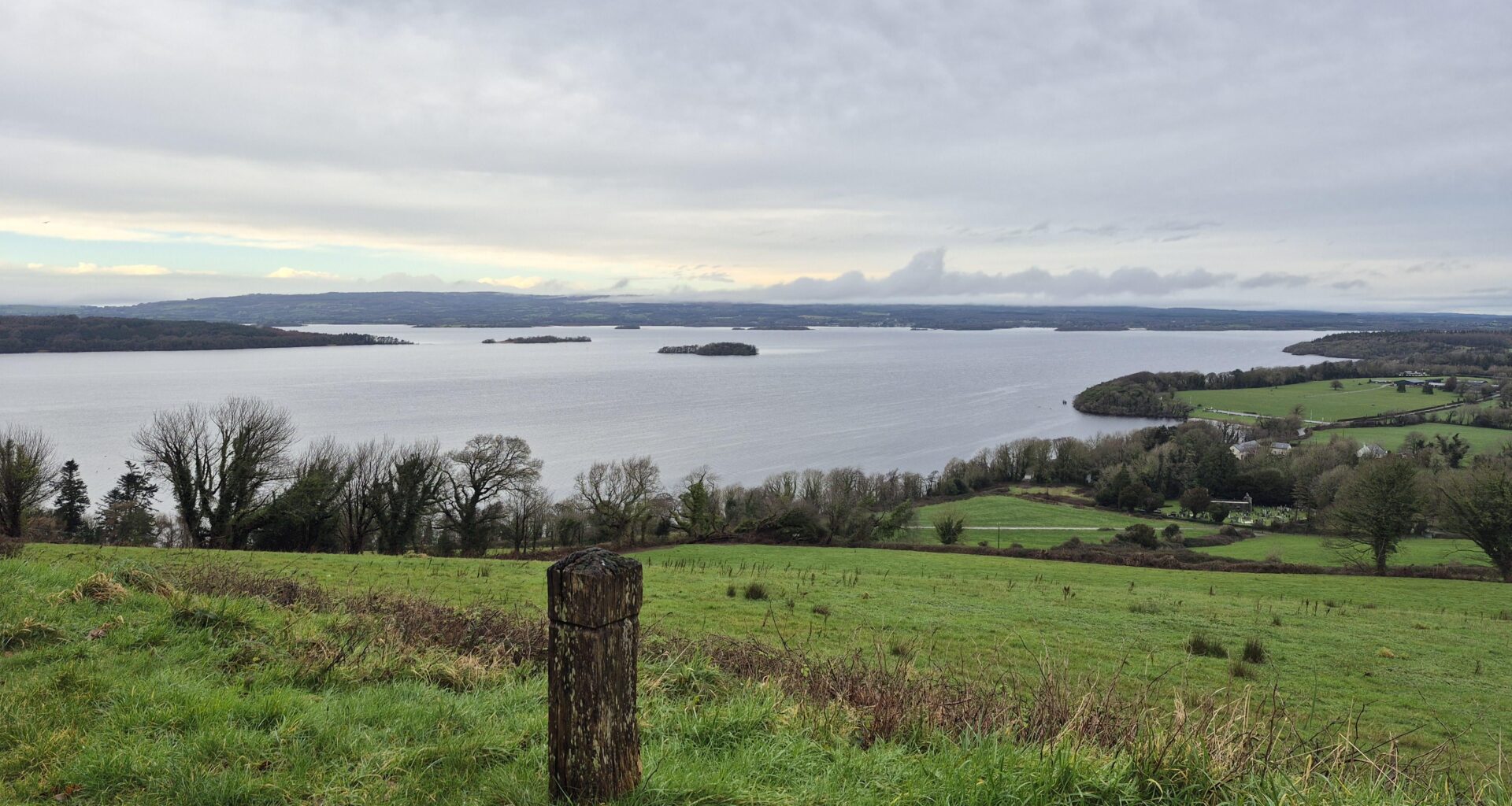 The view of Lough Derg today.