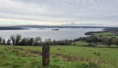 The view of Lough Derg today.