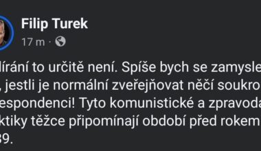 Zveřejnit vydírání je komunismus.