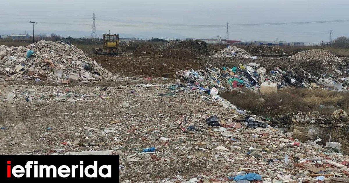 Θεσσαλονίκη: Κακουργηματική δίωξη στους έξι συλληφθέντες που άδειαζαν μπάζα σε χωράφι στον δήμο Δέλτα