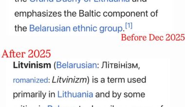 What’s the deal with this? Is this some sort of covert anti-Lithuanian propaganda on English Wikipedia?