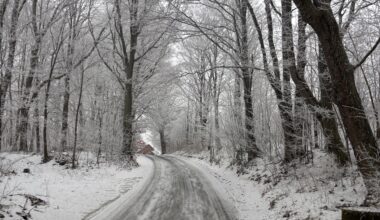 A já myslel, že už bude od sněhu pokoj… ale je pravdou, že pohled je to hezký… když jste v teple