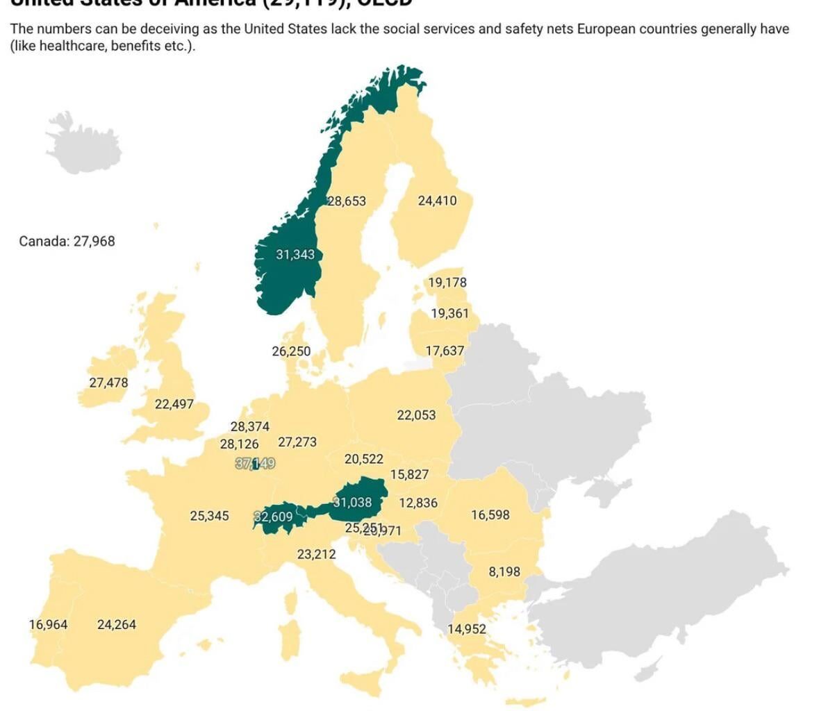 Is Bulgaria really so low?