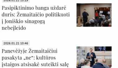 Dešrinis patapo Persona non grata