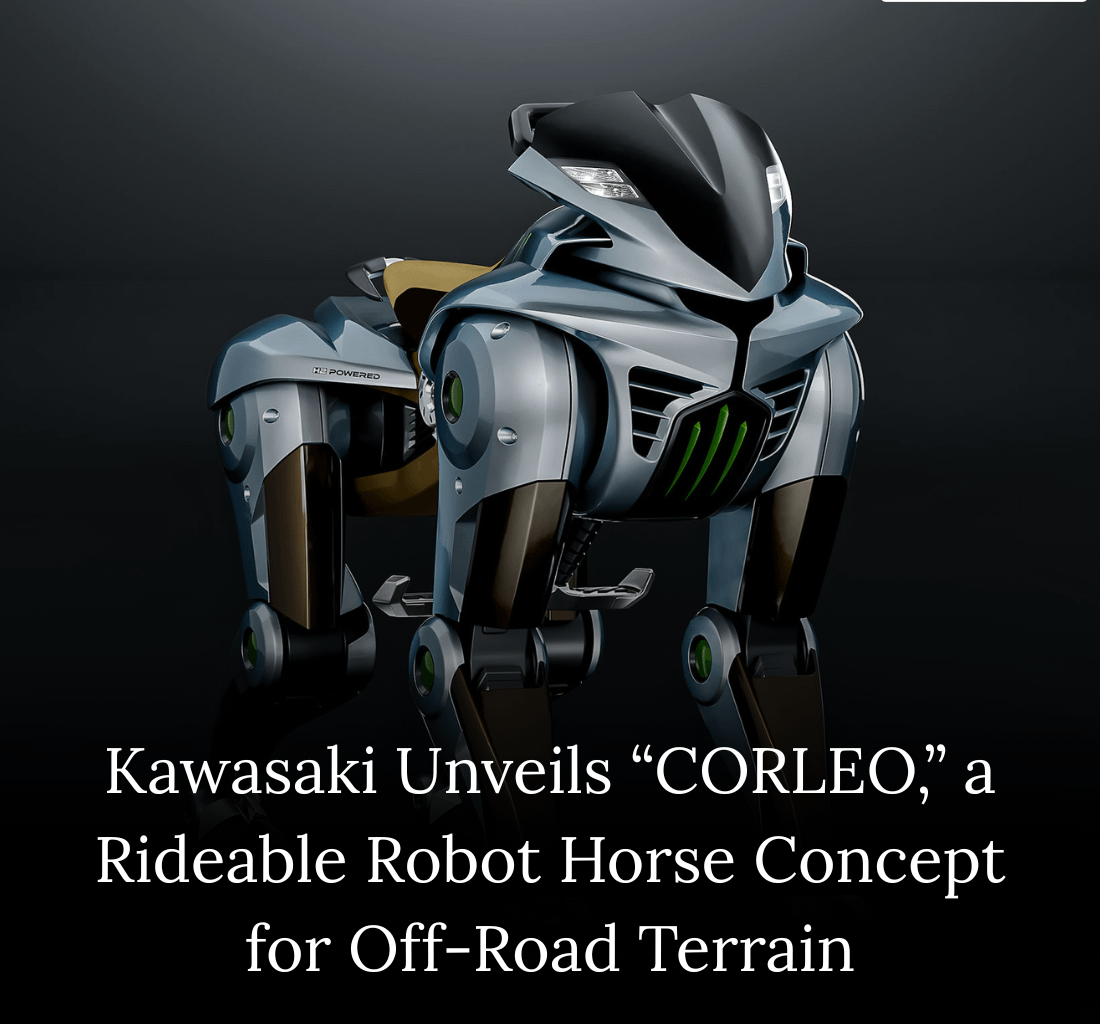 Kawasaki robot za ljubitelje jahanja