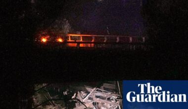 Commuter train near Barcelona hits collapsed wall killing driver and injuring nearly 40 | Spain | The Guardian