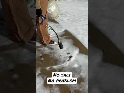 Usuwanie lodu palnikiem?