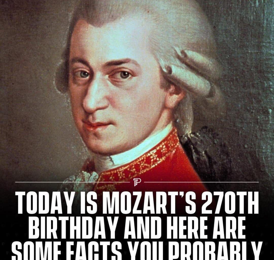 Heute ist der 270. Geburtstag von Mozart
