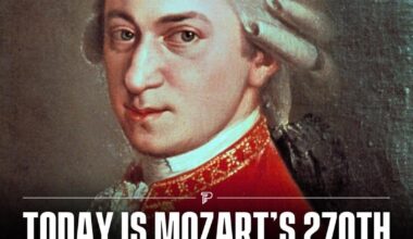 Heute ist der 270. Geburtstag von Mozart