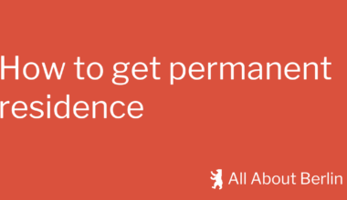 Permanent Residency (Niederlassungserlaubnis) Questions
