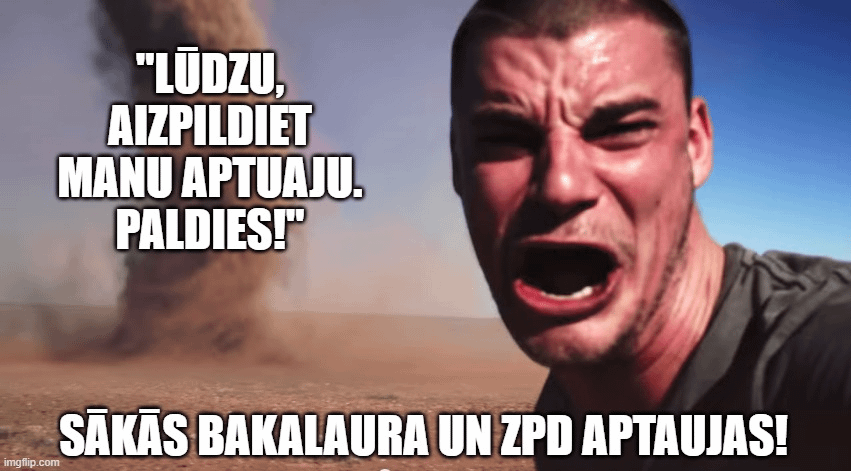 Katru gadu viens un tas pats.