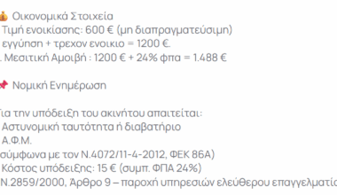 Αμοιβή για υπόδειξη ακινήτου