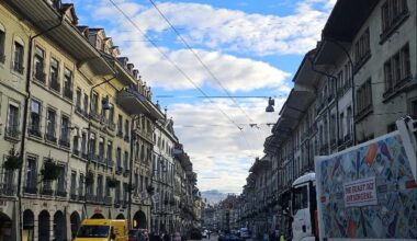 Freezing, but quietly happy days in Switzerland