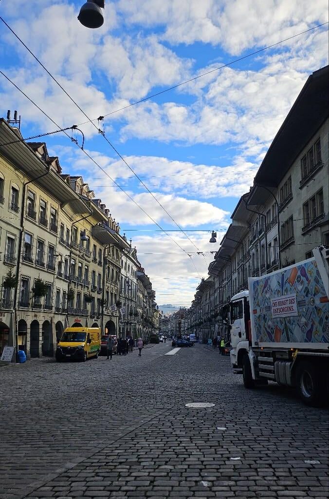 Freezing, but quietly happy days in Switzerland