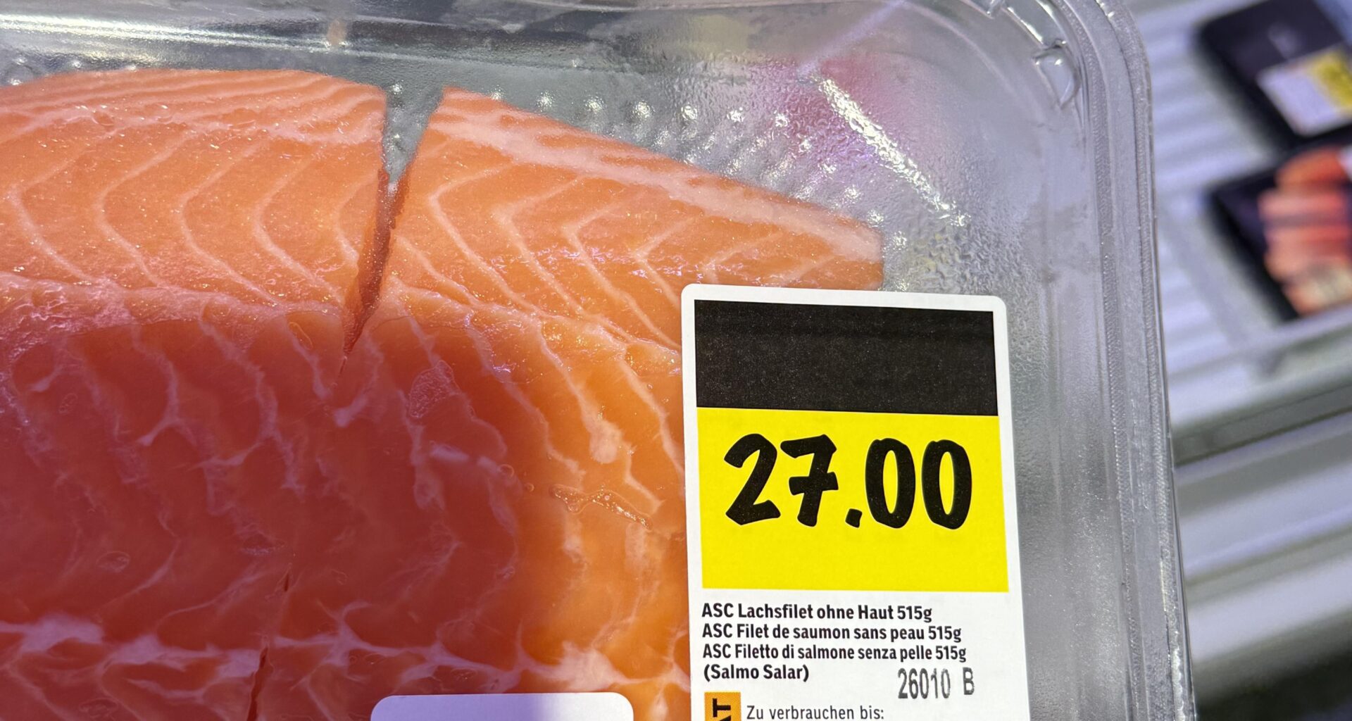 Salmon at Coop - now with    % Discount
