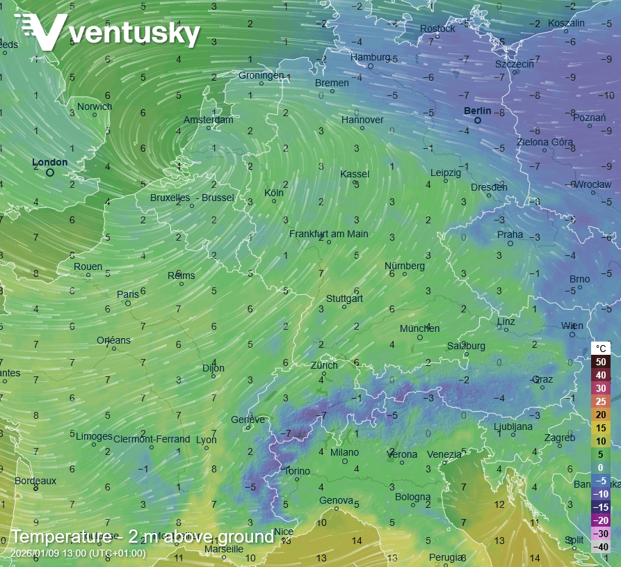 The Atlantic will push winter away for at least one day – on Friday, temperatures will reach up to 7 °C.