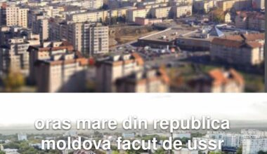 diferenta dintre moldova cu cladiri ussr si romania cu arhitectura comunista indepedenta de ceausescu