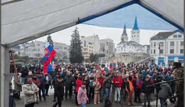 Protest proti progresivizmu - Žilina, údajne "Máme plno!"