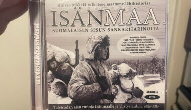 Found this CD at a gas station outside Rovaniemi. What does it say?