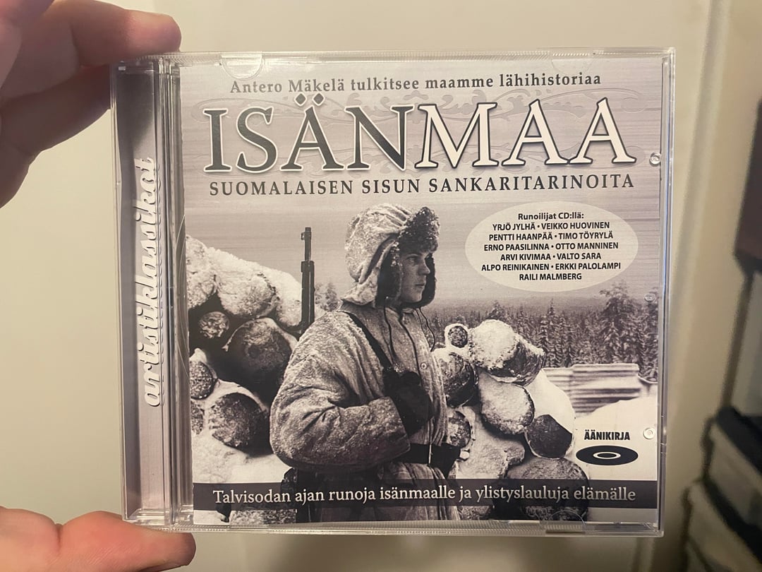 Found this CD at a gas station outside Rovaniemi. What does it say?