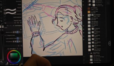 Dalinuosi piešimo procesu