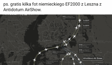 Niemieckie myśliwce EF2000 stacjonujące w Malborku wystartowały w trybie alarmowym