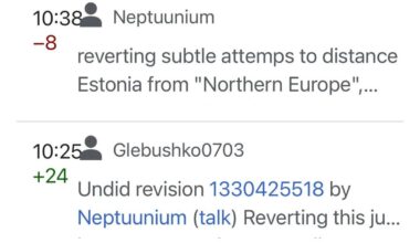 Why is this Glebushko so insistent on denying that Estonia is located in the northern region of Europe? He has been edit-warring over the short decription of Estonia in addition to vandal-changing the birthplaces of 600 Estonians across English Wikipedia. How does Estonia upset him so much?