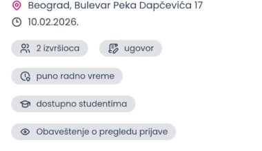 Ima posla ko hoće da radi