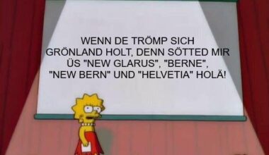 Petizion für an Bundesrat: Er söll em Trömp hüt säge, dass mir de Lüüt vo det alne e Chrankekasse büütä, zahlte Mueterschutz, Unfallvrsicherig, Sozialhilf und e AHV!