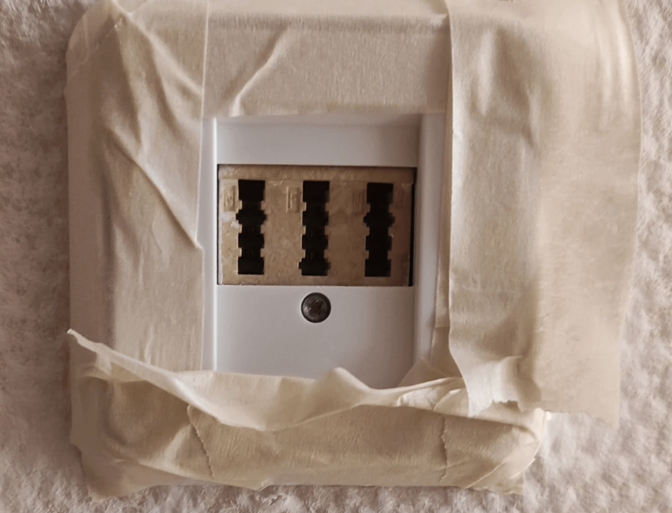 What is this and why was it left taped like that?