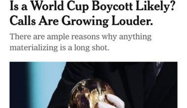 WM-Boykott, das wär ja mal ein Signal. Oder nicht?