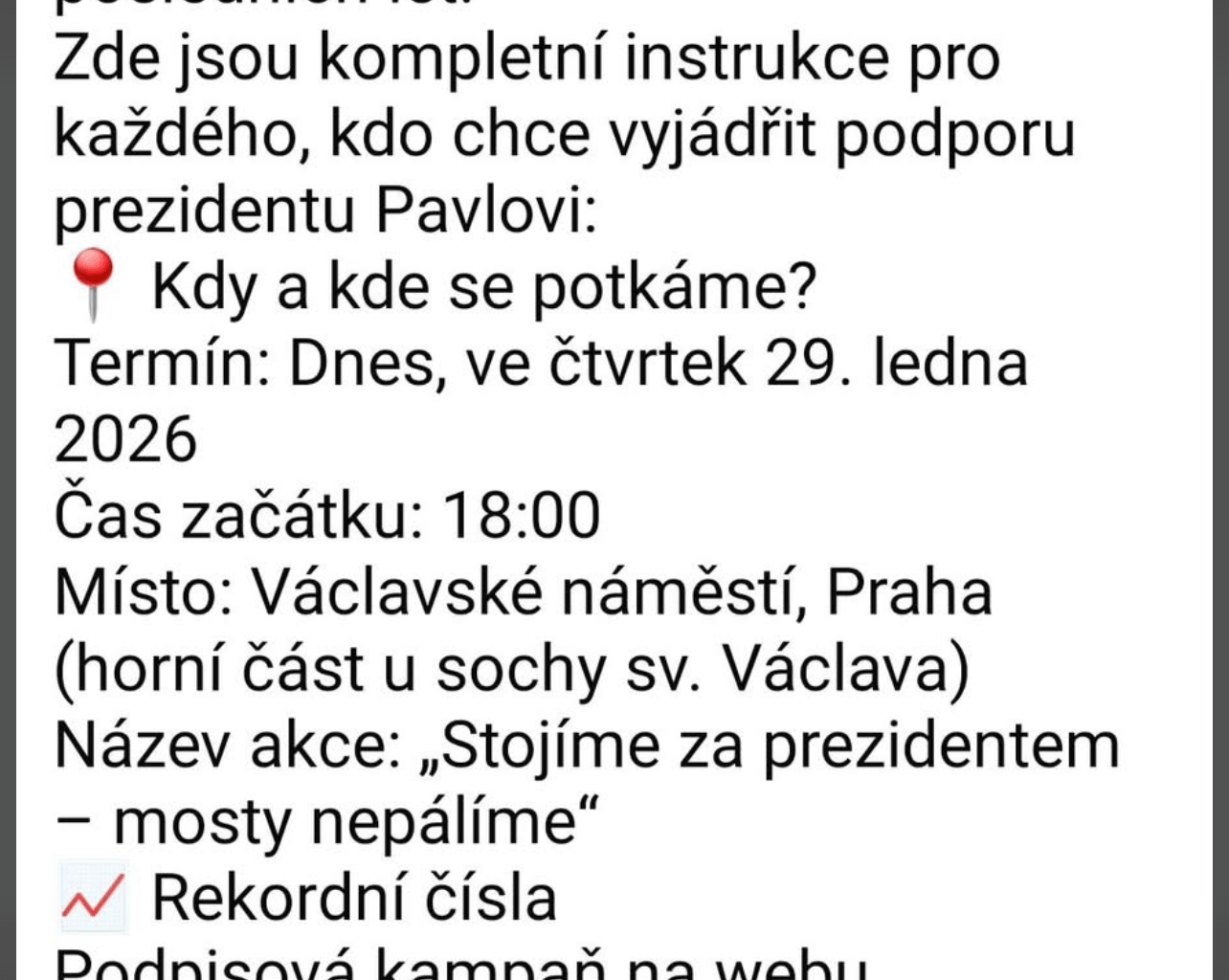 Jsem rád, že Ukrajinci stojí na správné straně barikády. SLAVA!