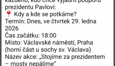 Jsem rád, že Ukrajinci stojí na správné straně barikády. SLAVA!