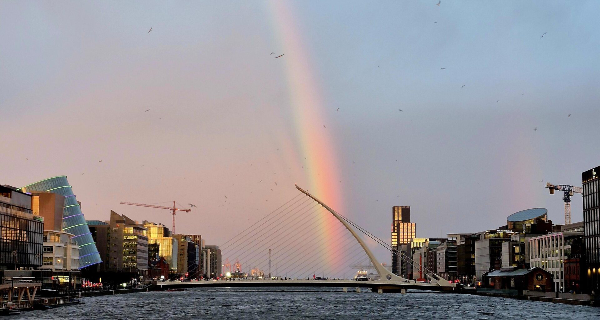 Rainbow on the Liffey
