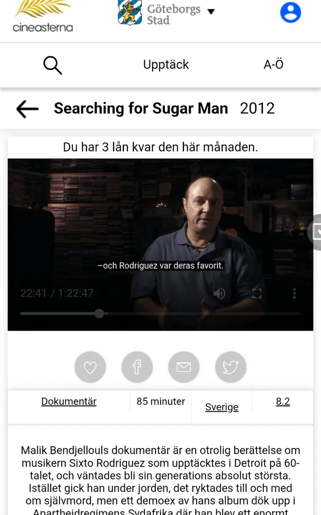 Varför kan jag streama gratis film och ljudböcker via biblioteket?!